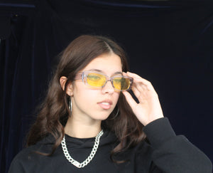 Óculos S3214-6 Cinza e Amarelo