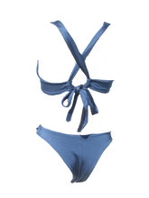 Load image into Gallery viewer, ECHO cueca - azulão shiny + preto
