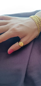 Anel DAD dourado
