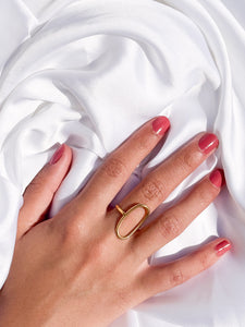 Anel LOOP dourado
