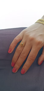 Anel SUN STAR dourado