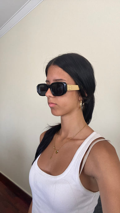 Óculos MA 22538 Preto e Dourado