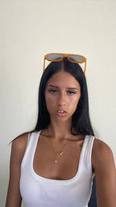 Óculos S8068 Laranja lente verde