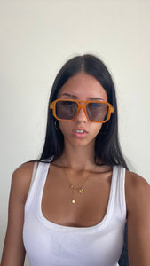 Óculos S8068 Laranja lente verde