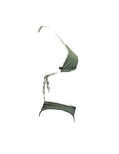 Load image into Gallery viewer, Cueca ECHO SCRUNCHY biquíni - SAGE RAINBOW | Verde Militar