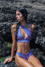 Load image into Gallery viewer, VAN top - ZEBRA Laranja e Azul | Azul
