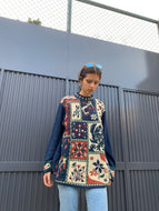 Camisola patchwork floral