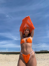 Load image into Gallery viewer, Top BALEAL biquíni - laranja | branco