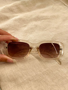 Óculos OM1883 bege transparente