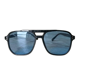Óculos Aviator quadrado - azul