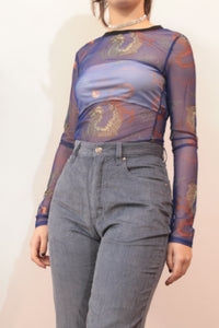 Calças CJ BLUE - high rise jeans CORD