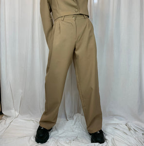 NO DOUBT trousers - calças UR brand (light beige / bege claro )